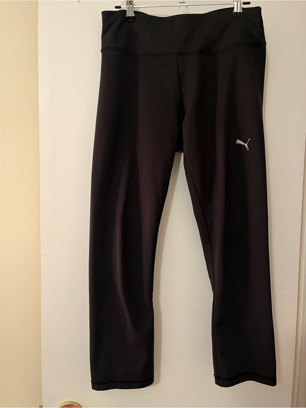 Puma Black Women's Performance Leggings with Subtle Logo